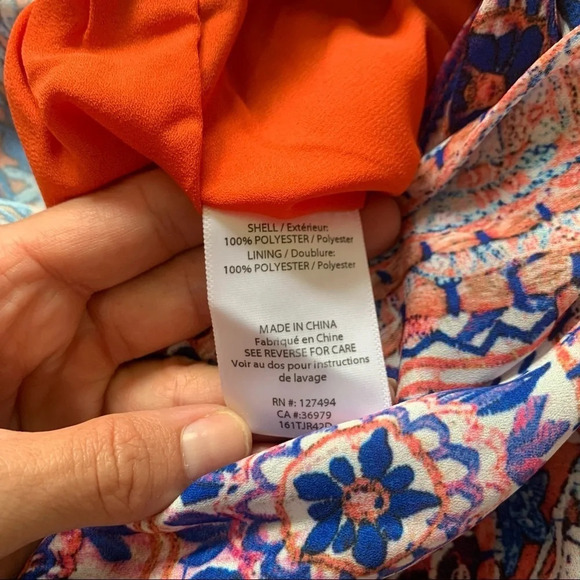 Heartloom X Revolve Lilah Paisley Printed Boho Romper Size Small - Picture 7 of 10